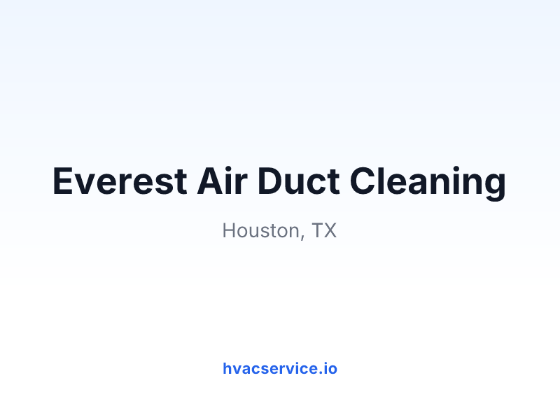 Everest Air Duct Cleaning