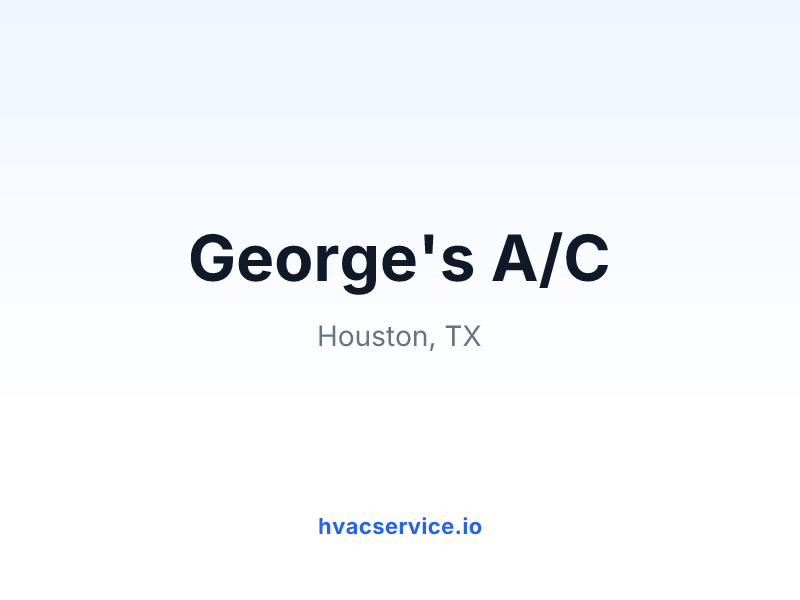 George's A/C