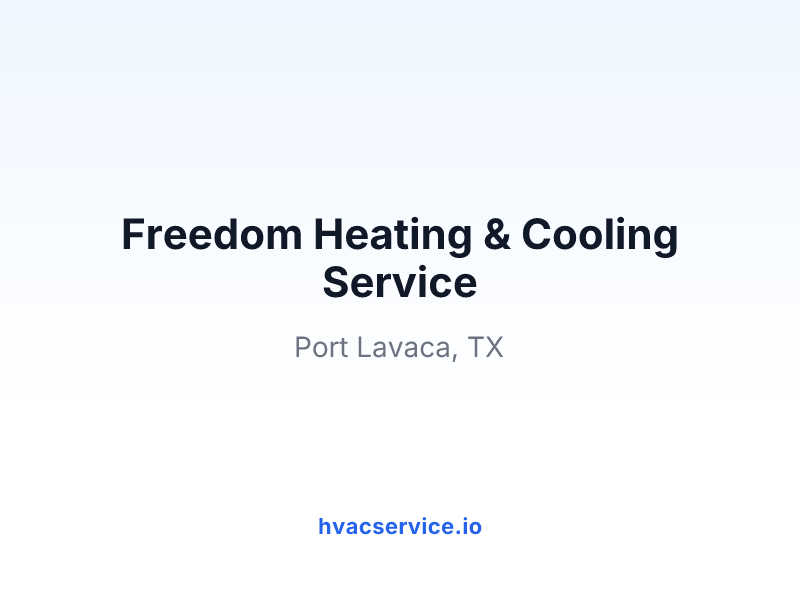Freedom Heating & Cooling Service