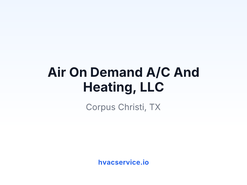 Air On Demand A/C And Heating, LLC