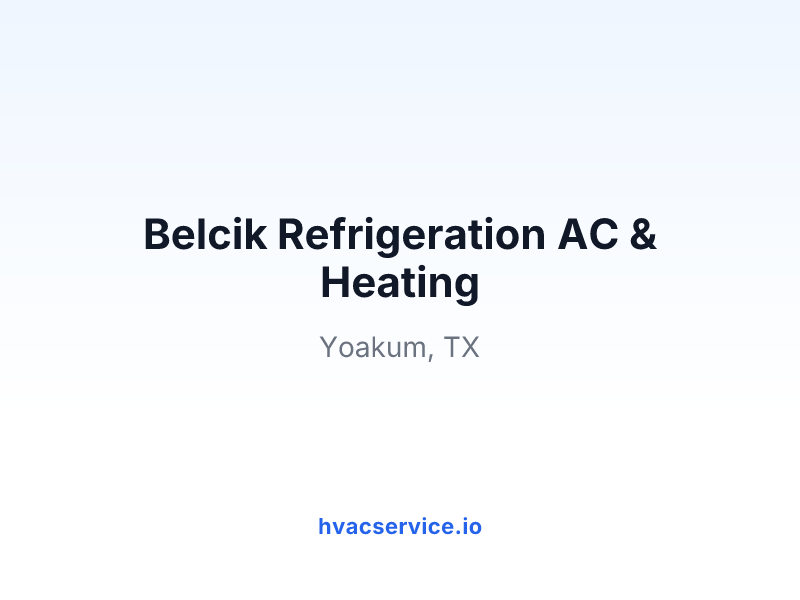 Belcik Refrigeration AC & Heating