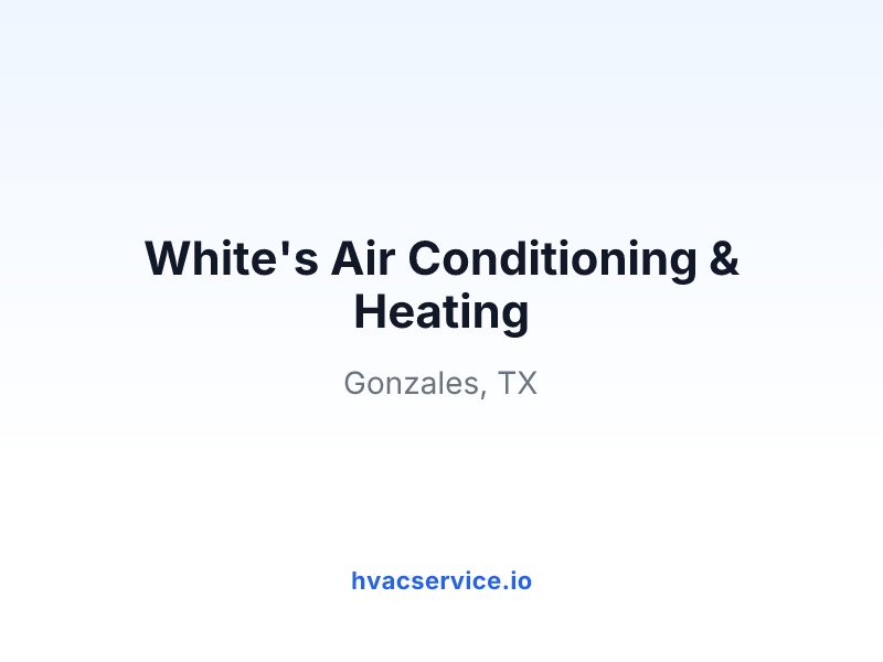 White's Air Conditioning & Heating