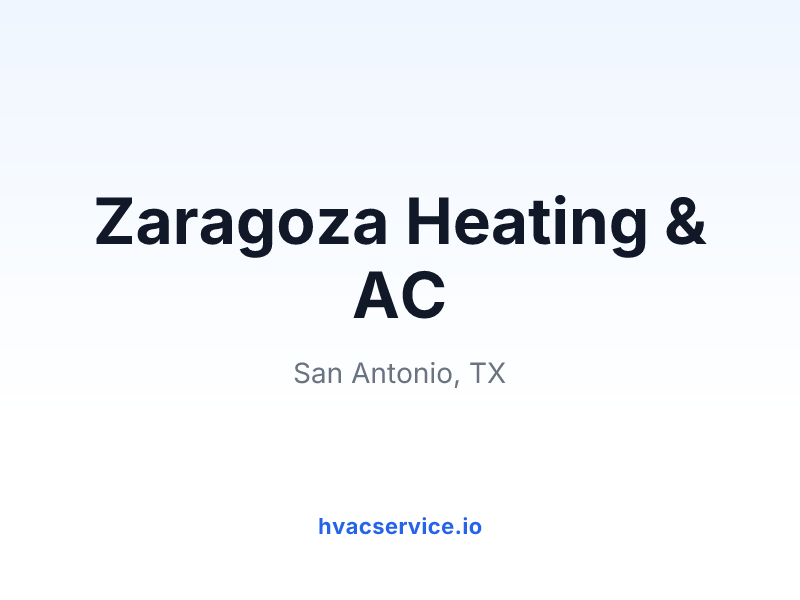 Zaragoza Heating & AC