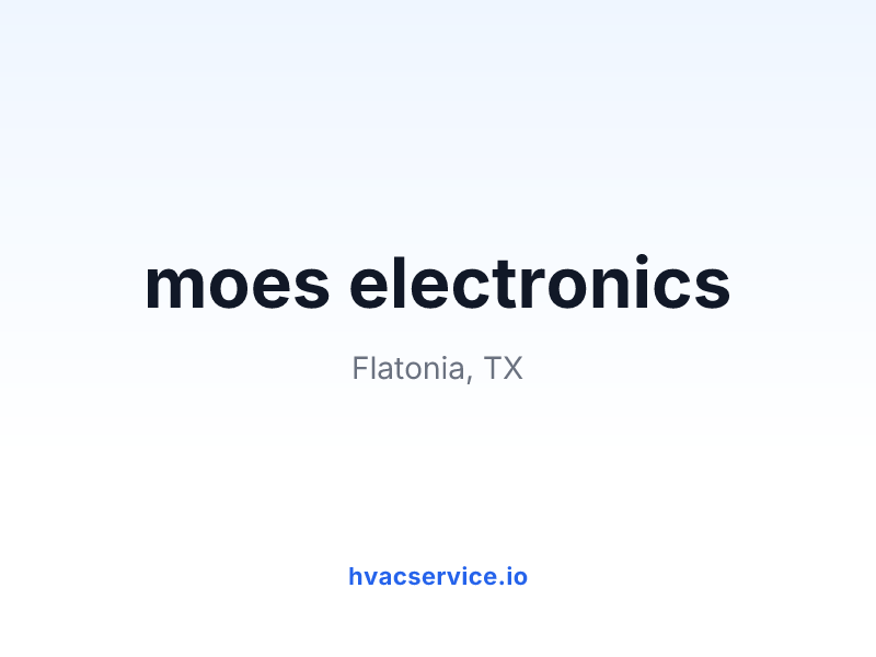 moes electronics