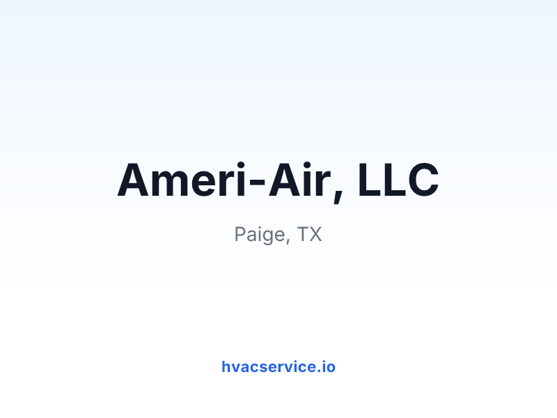 Ameri-Air, LLC
