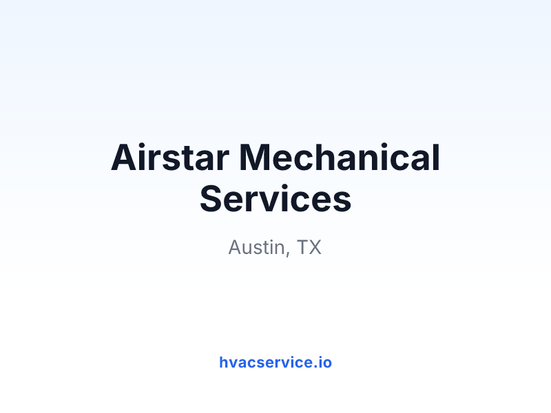 Airstar Mechanical Services