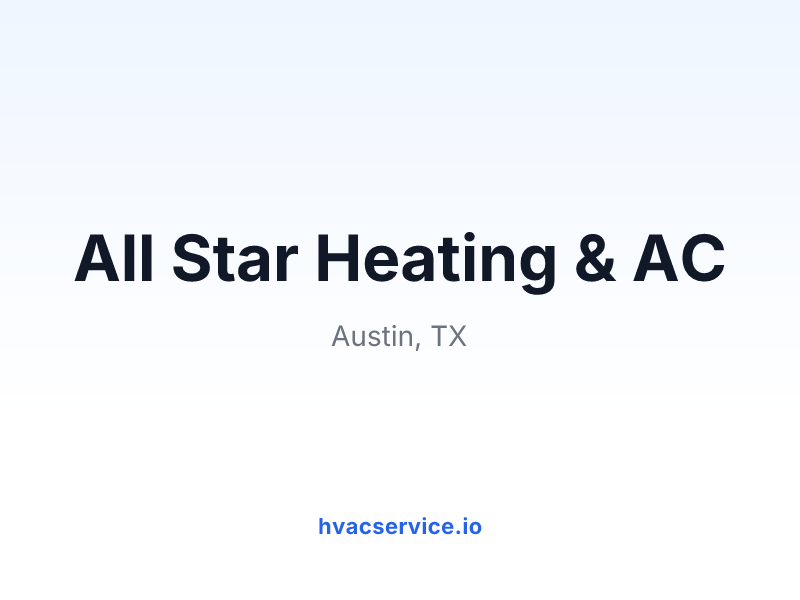All Star Heating & AC