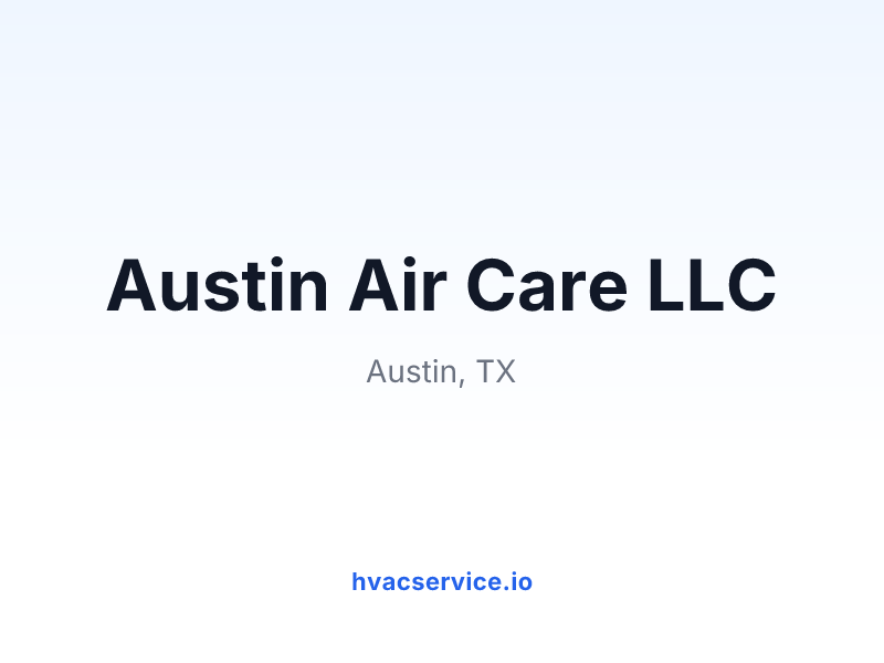 Austin Air Care LLC