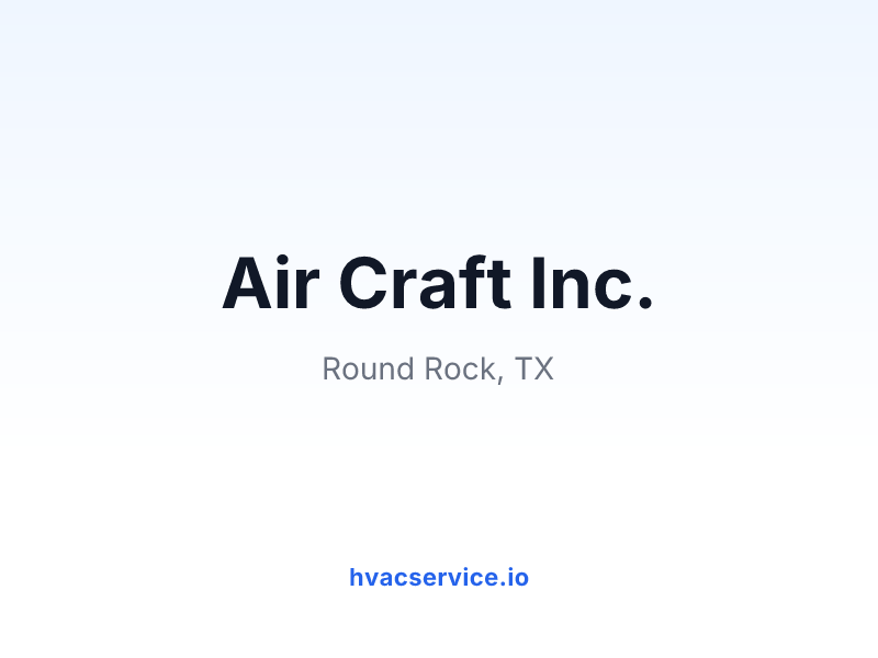 Air Craft Inc.