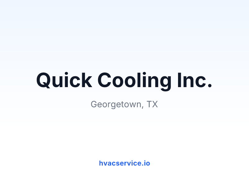 Quick Cooling Inc.