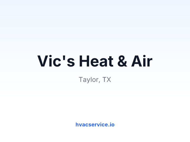 Vic's Heat & Air