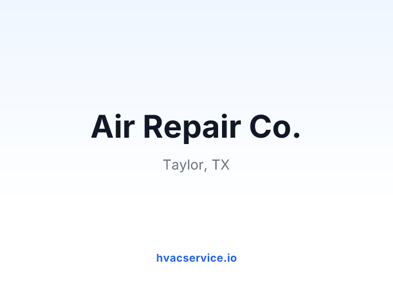 Air Repair Co.