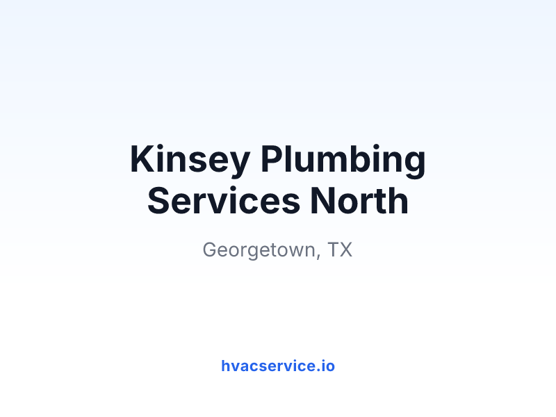 Kinsey Plumbing, Heating and Air North
