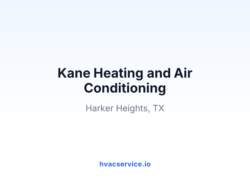 Kane Heating and Air Conditioning