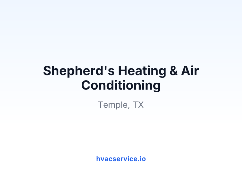 Shepherd's Heating & Air Conditioning