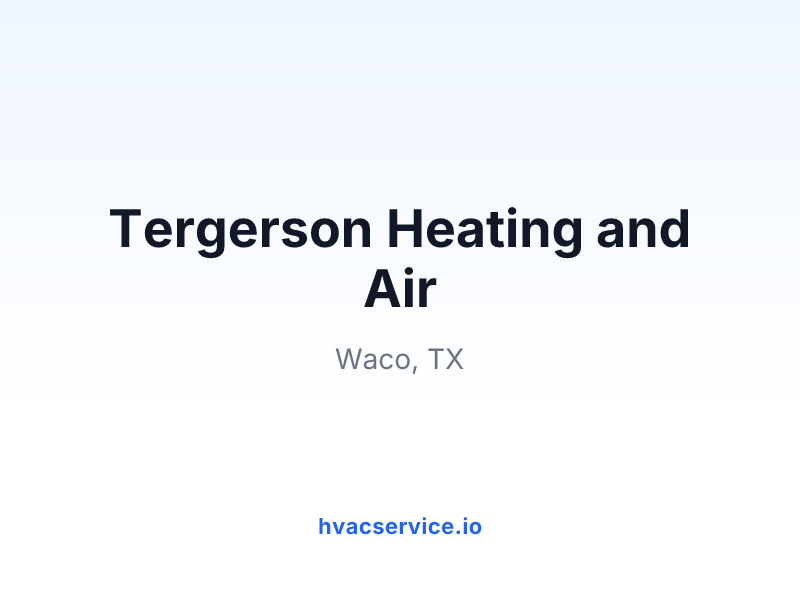 Tergerson Heating and Air