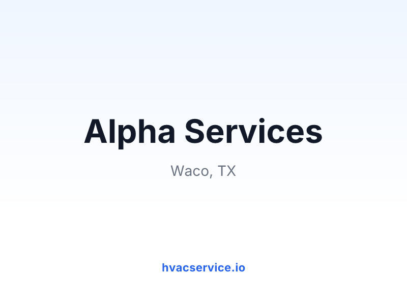 Alpha Services