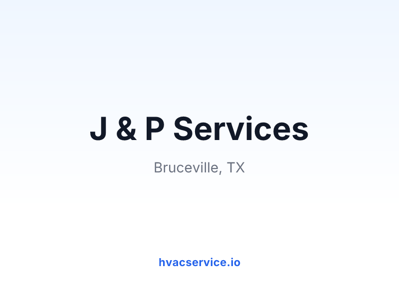 J & P Services