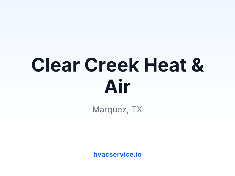 Clear Creek Heat & Air