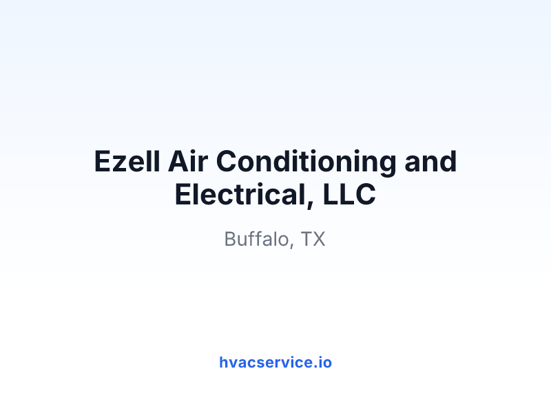 Ezell Air Conditioning and Electrical, LLC