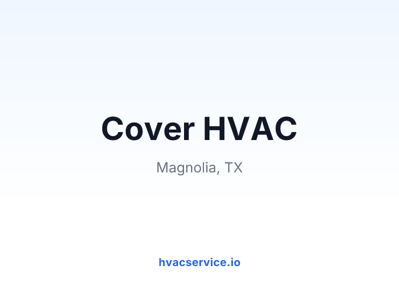 Cover HVAC