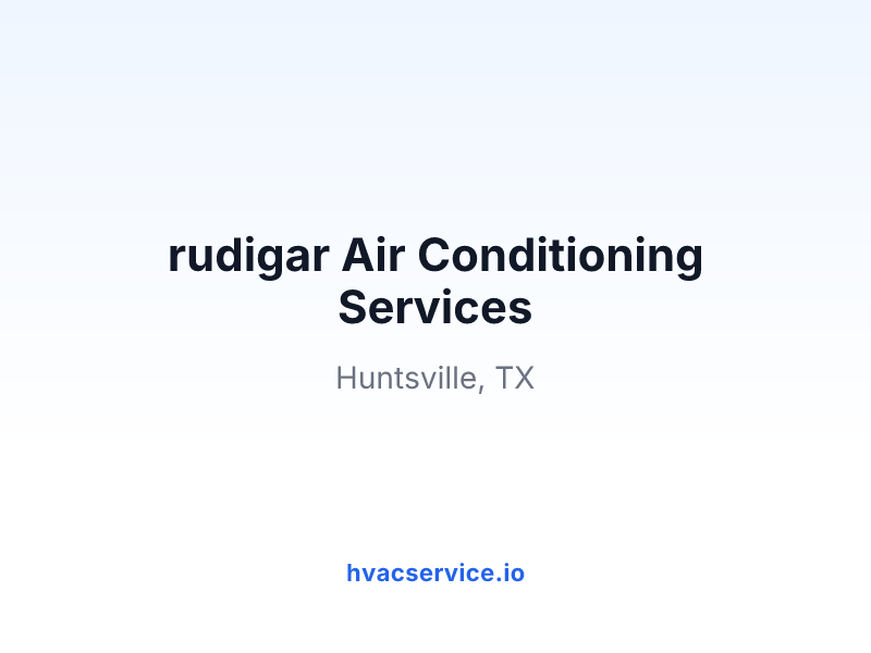 rudigar Air Conditioning Services