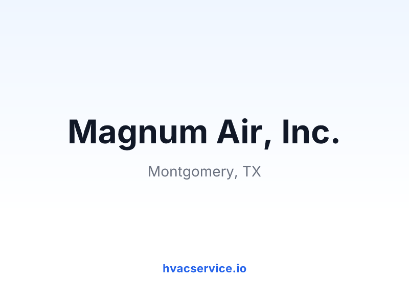 Magnum Air, Inc.