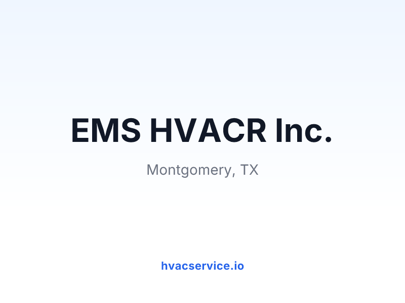 EMS HVACR Inc.