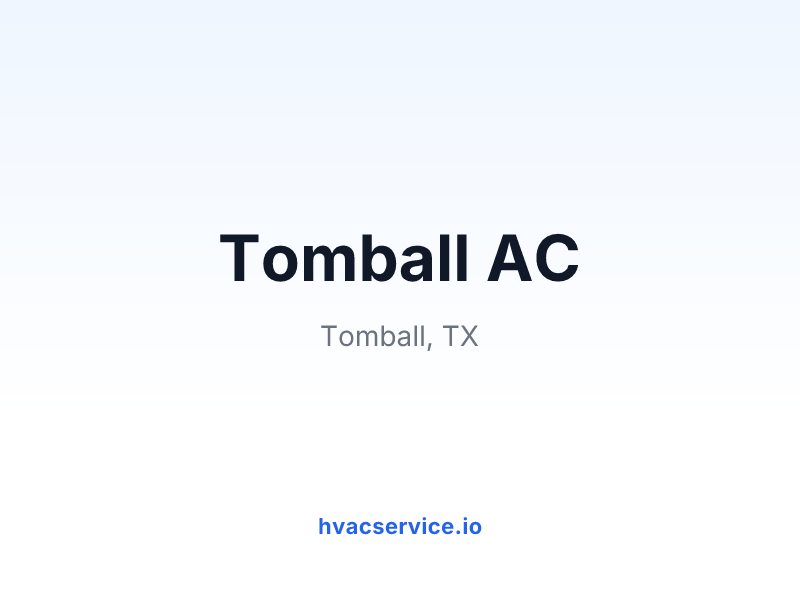 Tomball AC