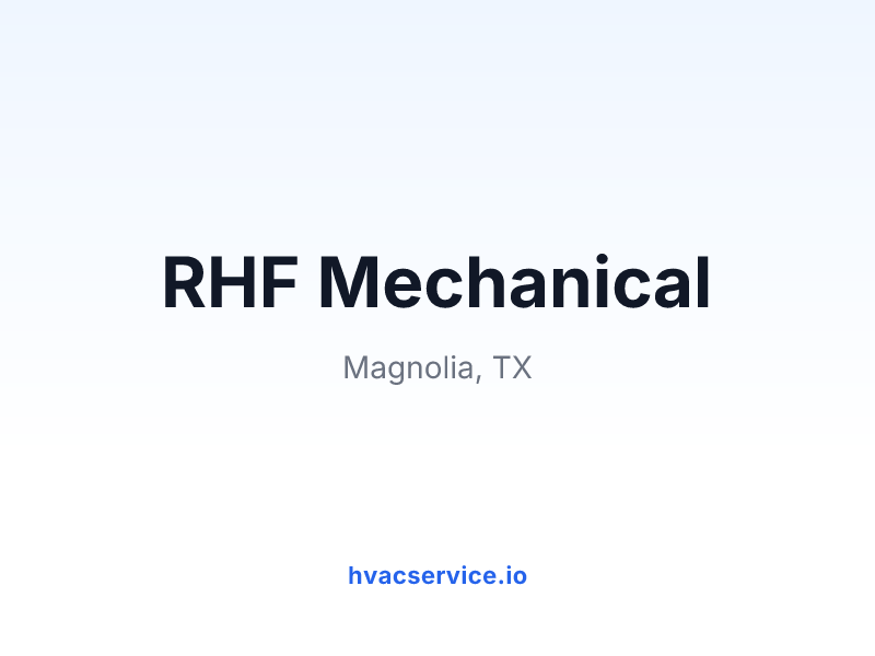 RHF Mechanical