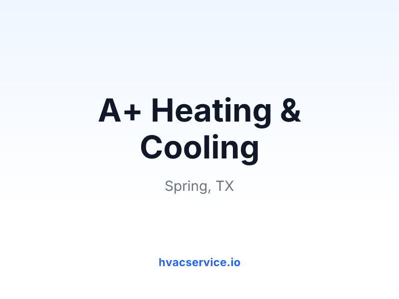 A+ Heating & Cooling