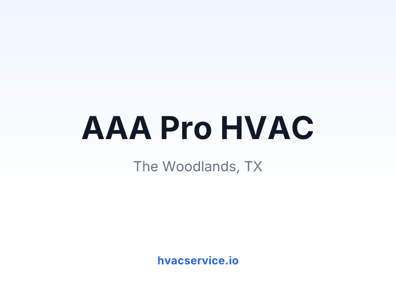 AAA Pro HVAC