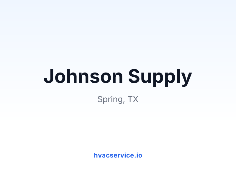 Johnson Supply