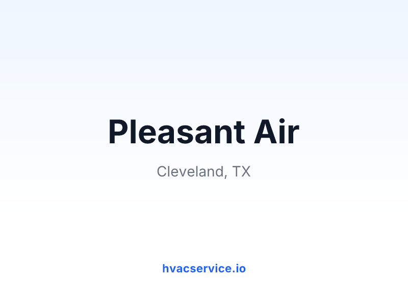 Pleasant Air