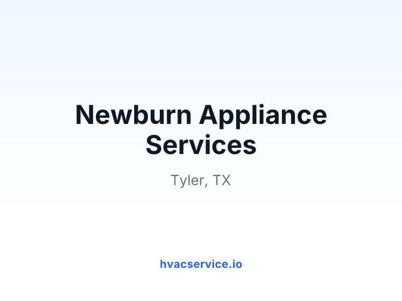 Newburn Appliance Services
