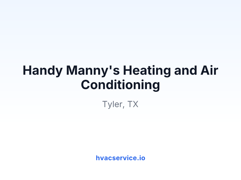 Handy Manny's Heating and Air Conditioning