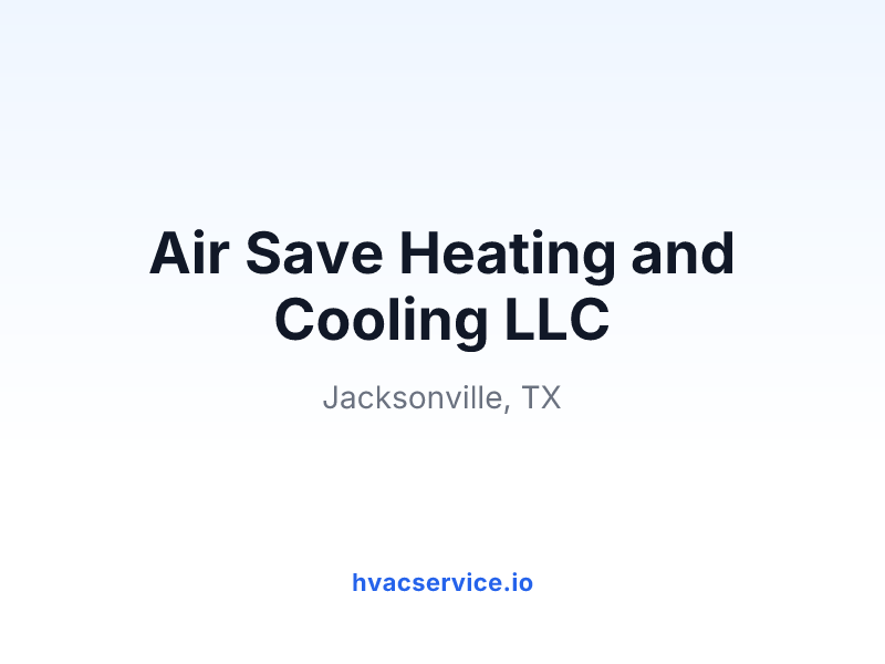Air Save Heating and Cooling LLC