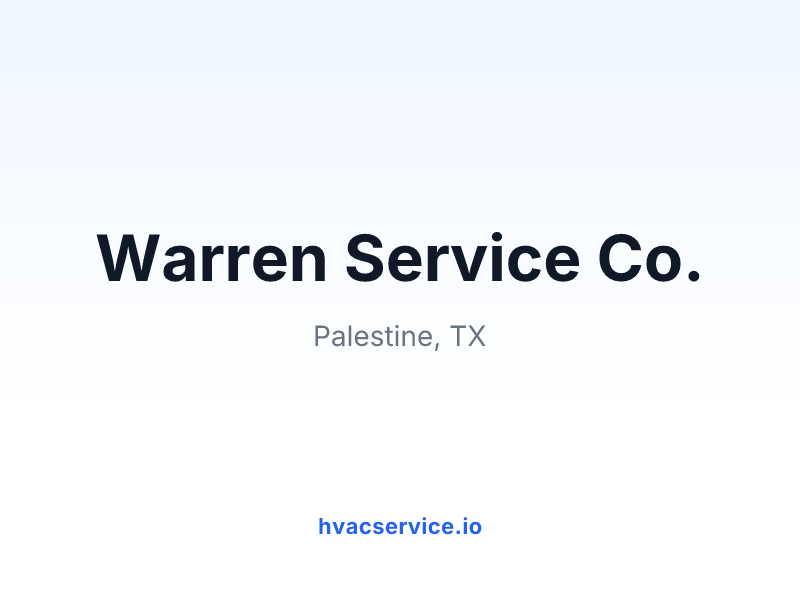 Warren Service Co.