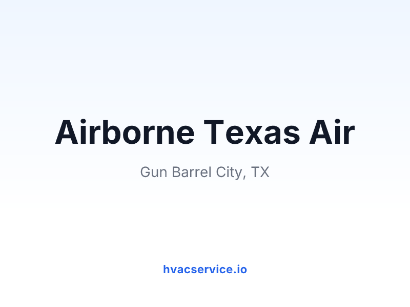 Airborne Texas Air