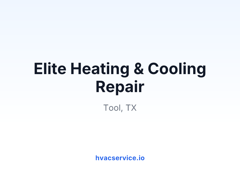Elite Heating & Cooling Repair