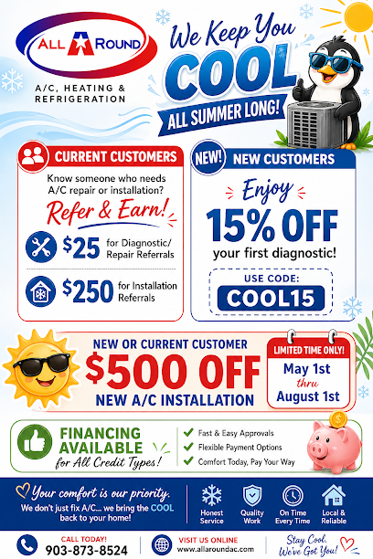 All-A-Round A/C, Heating & Refrigeration