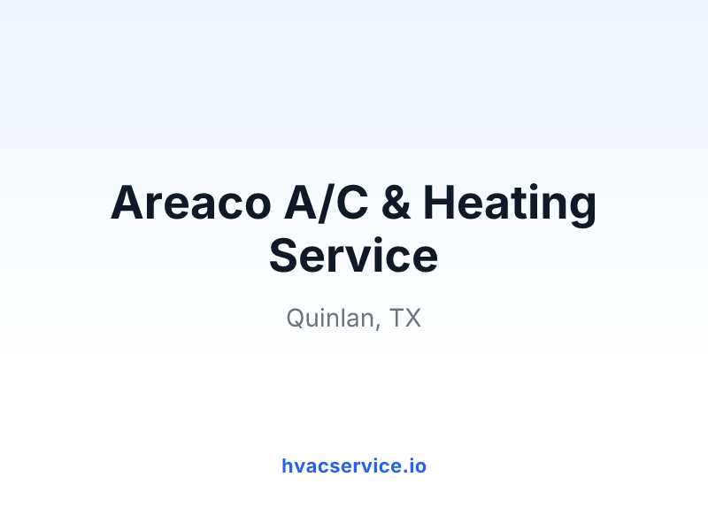 Areaco A/C & Heating Service