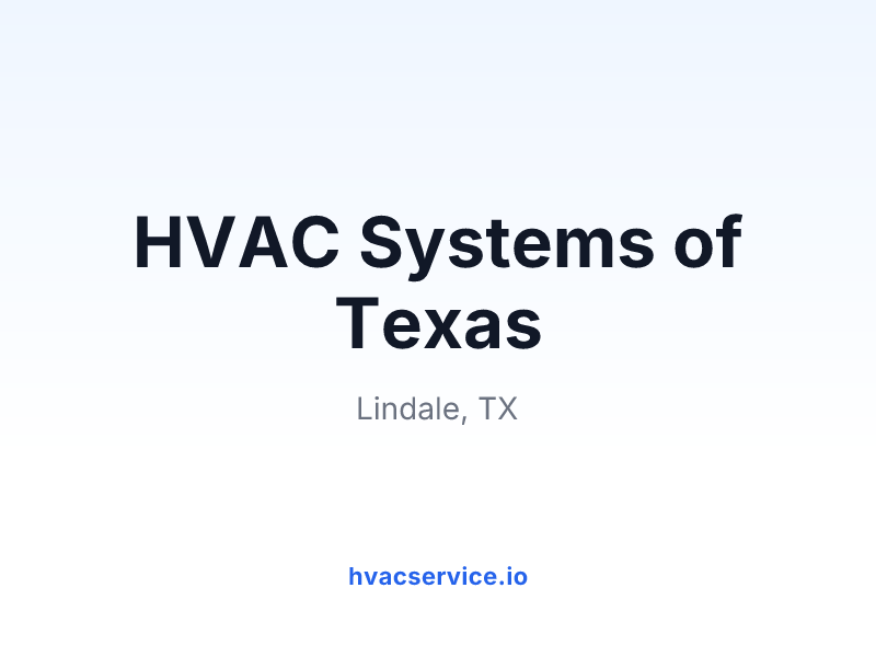 HVAC Systems of Texas