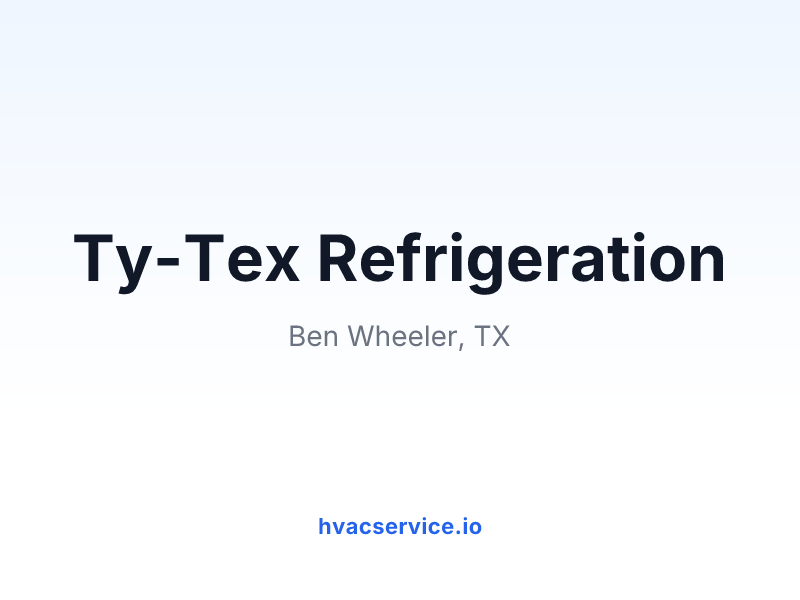 Ty-Tex Refrigeration