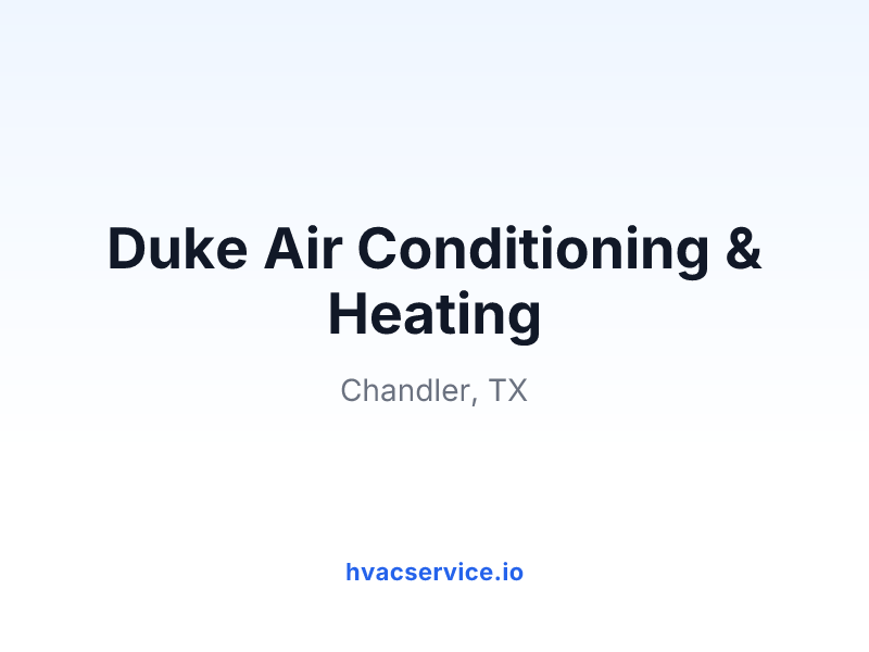 Duke Air Conditioning & Heating