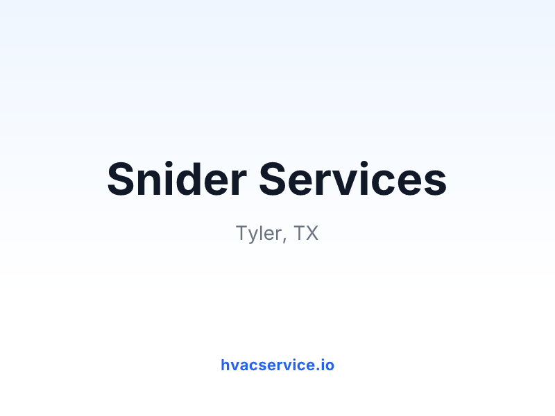 Snider Services
