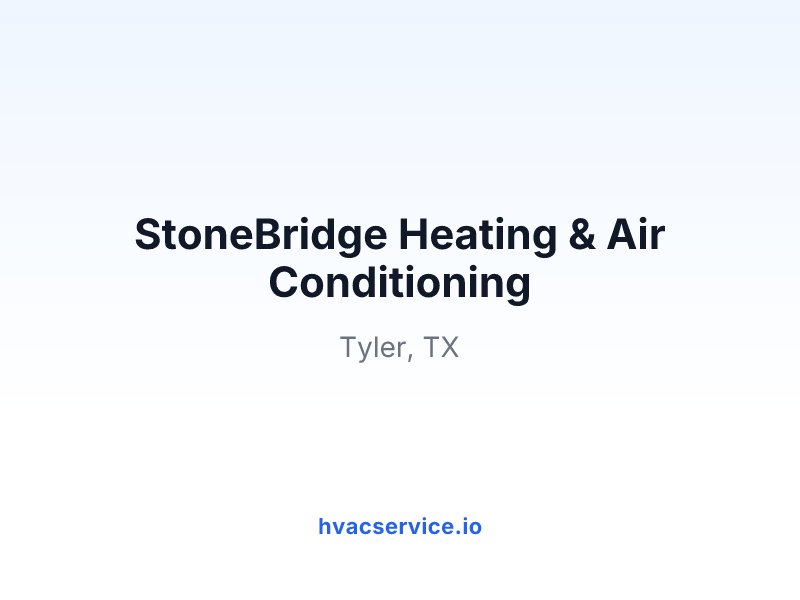 StoneBridge Heating & Air Conditioning