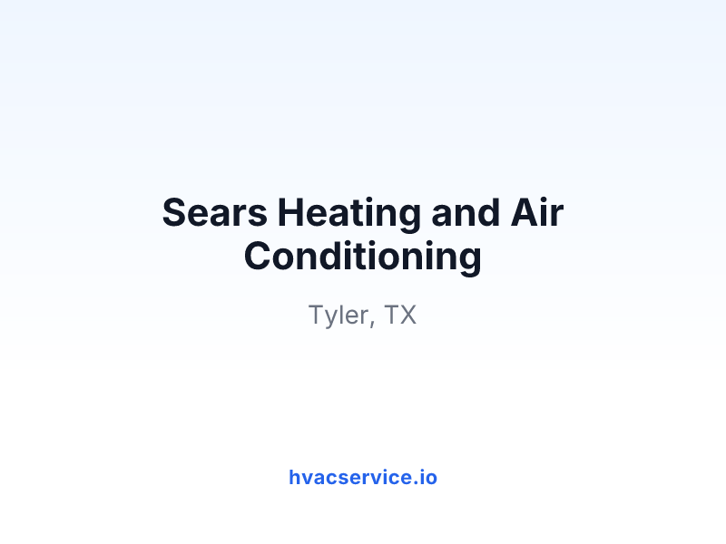 Sears Heating and Air Conditioning