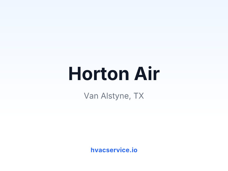 Horton Air