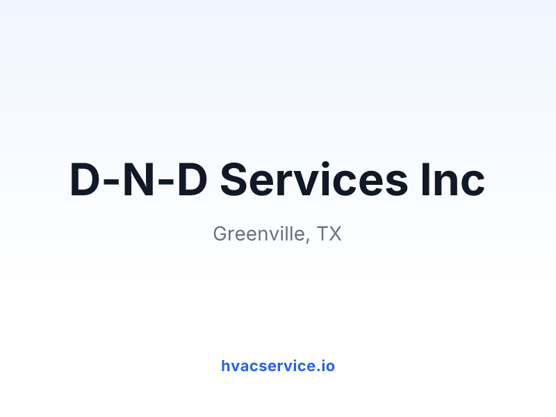 D-N-D Services Inc